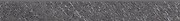 BOLT DARK GREY SKIRTING MATT RECT 7,2x59,8