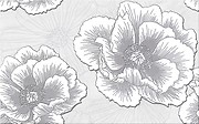FERRATA GREY INSERTO FLOWER 25x40