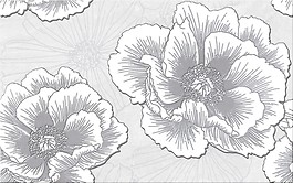 FERRATA grey inserto flower 25 x 40