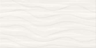 PS803 WHITE SATIN WAVE STRUCTURE 29,8 x 59,8 * G1