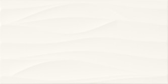 PS800 WHITE SATIN WAVE STRUCTURE 29,8 x 59,8 * G1