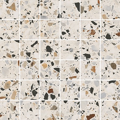 HIKA TERAZZO MIX COLORS MOSAIC LAPPATO 29,8X29,8