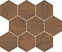 FINWOOD ochra mosaic hexagon 28x33,7