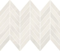 MARKURIA WHITE CHEVRON MOSAIC MATT 29,8 x 25,5 PŁYTKA DEKORACYJNA - MOZAIKA