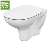 SET 815 miska zawieszana ARTECO NEW CleanOn z deską polipropylenową, wolnoopadającą