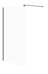 Walk-in MILLE 120x200 czarny szkło transparentne