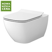 SET B245 MISKA ZAWIESZANA VIRGO CLEANON Z DESKĄ SLIM DUROPLASTOWĄ