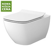 SET B245 MISKA ZAWIESZANA VIRGO CLEANON Z DESKĄ SLIM DUROPLASTOWĄ