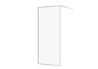 Kabina prysznicowa walk-in LARGA chrom - (90x200) szkło transparentne