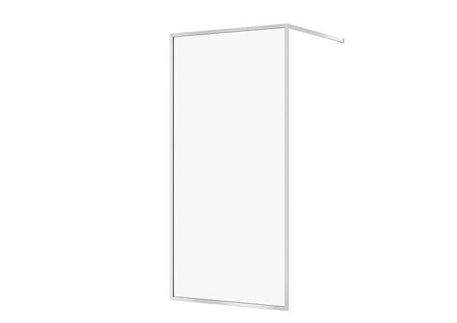 Kabina prysznicowa walk-in LARGA chrom - (100x200) szkło transparentne