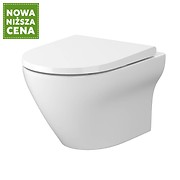 SET B331 MZ UM LARGA by Cersanit OVAL CLEAN ON DESKA SLIM DUR WO ŁW BOX