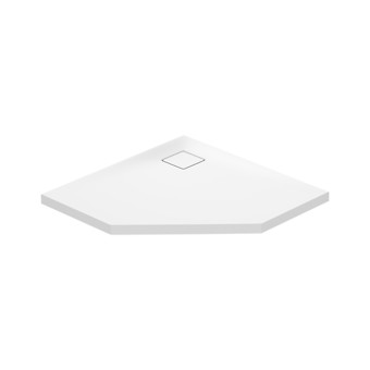 SET B545: Brodzik pięciokątny TAKO SLIM 90x4 + Syfon