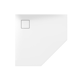 SET B545: Brodzik pięciokątny TAKO SLIM 90x4 + Syfon