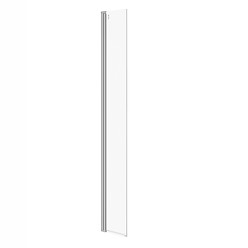 Ścianka ruchoma kabiny prysznicowej MILLE walk-in - (30x200) chrom