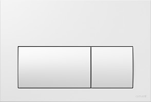 Przycisk spłukujący PRESTO II biały błyszczący