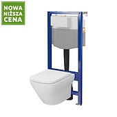 SET C22: stelaż AQUA 50 MECH QF + miska zawieszana LARGA by Cersanit SQUARE ...