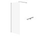 SET C79: Kabina walk-in MILLE 80x200 chrom szkło transp+ odpływ liniowy TAKO 70 stal