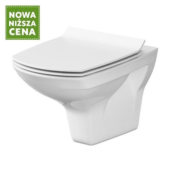 Miska zawieszana CARINA CleanOn bez deski