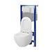 SET C251: stelaż AQUA 50 PNEU QF + miska zawieszana ZEN by Cersanit CleanOn z deską