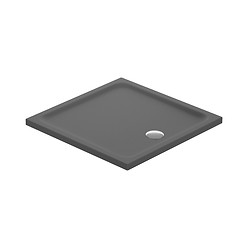 Brodzik kwadratowy TAKO 90X4 szary mat