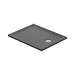 Brodzik prostokątny TAKO 100X80X4 szary mat