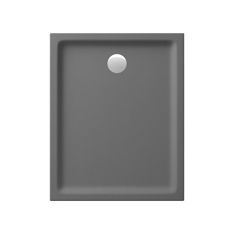 Brodzik prostokątny TAKO 100X80X4 szary mat