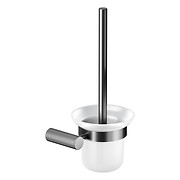 Szczotka do WC ścienna czarny gun metal