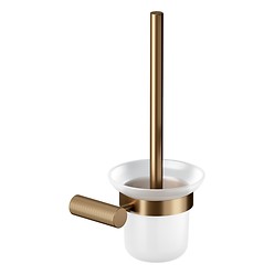 Szczotka do WC ścienna miedź szczotkowna