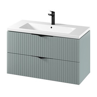 SET C150 TIRSO 100 fiord (szafka + umywalka)