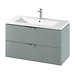 SET C150 TIRSO 100 fiord (szafka + umywalka)