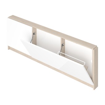 Panel meblowy do wanny SMART 170, biały front