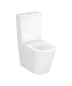 WC kompakt 929 BONICA PRO OVAL CERSANIT TORNADO 011 z deską duroplastową SLIM, ...