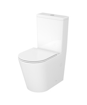 WC kompakt 929 BONICA PRO OVAL CERSANIT TORNADO 011 z deską duroplastową SLIM, ...
