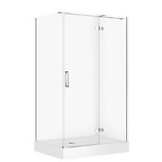 SET D25 Kabina prostokątna CITY by Cersanit 120X90X195 prawa chrom szkło ...