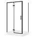 SET D52 Kabina prostokątna LARGA by Cersanit 120X90X195 lewa czarna szkło ...