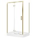 SET D54 Kabina prostokątna LARGA by Cersanit 120X90X195 lewa złota mat szkło ...