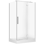 SET D59: KABINA PROSTOKĄTNA CREA ZAWIAS 120X90X200 PRAWA + BRODZIK TAKO BIAŁY 16 CM