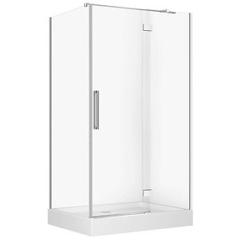 SET D59: KABINA PROSTOKĄTNA CREA ZAWIAS 120X90X200 PRAWA + BRODZIK TAKO BIAŁY 16 CM