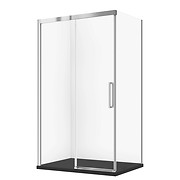 SET D61: KABINA PROSTOKĄTNA CREA PRZESUWNA 120X90X200 + BRODZIK TAKO BIAŁY 16 CM