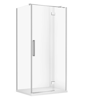 SET D72: KABINA PROSTOKĄTNA CREA ZAWIAS 100X80X200 PRAWA + BRODZIK TAKO SLIM ...