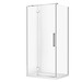 SET D73: KABINA PROSTOKĄTNA CREA ZAWIAS 100X80X200 LEWA + BRODZIK TAKO SLIM BIAŁY MAT