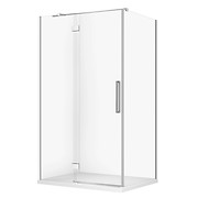 SET D79: KABINA PROSTOKĄTNA CREA ZAWIAS 120X90X200 LEWA + BRODZIK TAKO SLIM BIAŁY