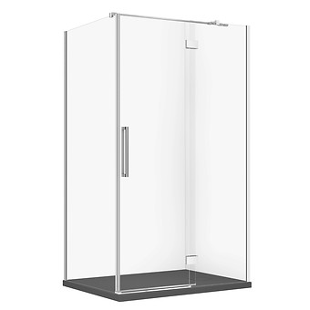 SET D82: KABINA PROSTOKĄTNA CREA ZAWIAS 120X90X200 PRAWA + BRODZIK TAKO SLIM ...