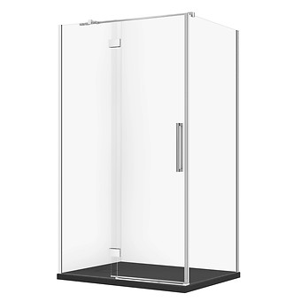 SET D85: KABINA PROSTOKĄTNA CREA ZAWIAS 120X90X200 LEWA + BRODZIK TAKO SLIM ...