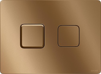 Przycisk spłukujący pneumatyczny ACCENTO SQUARE miedź szczotkowana