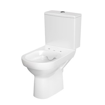 WC kompakt 603 CITY by Cersanit NEW CleanOn 010 z deską slim, duroplastową, ...