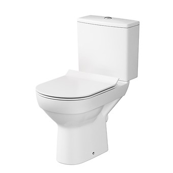 WC kompakt 603 CITY by Cersanit NEW CleanOn 010 z deską slim, duroplastową, ...