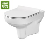 Miska zawieszana CITY by Cersanit NEW CleanOn z deską CITY by Cersanit SLIM ...