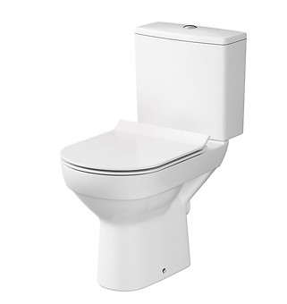 WC kompakt CITY by Cersanit NEW CleanOn 011 3/5 z deską CITY by Cersanit SLIM ...