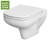 ZESTAW: miska zawieszana COLOUR CLEAN ON, deska duroplastowa, wolnoopadająca z ...